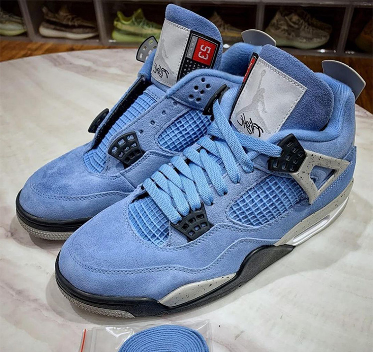 fake university blue jordan 4