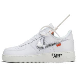 Off‑White x Nike Air Force 1 Low '07 'MoMA' (No Socks) [also worn