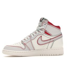 jordan 1 retro high phantom gym red on feet
