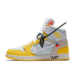 off white air jordan 1 canary yellow release date